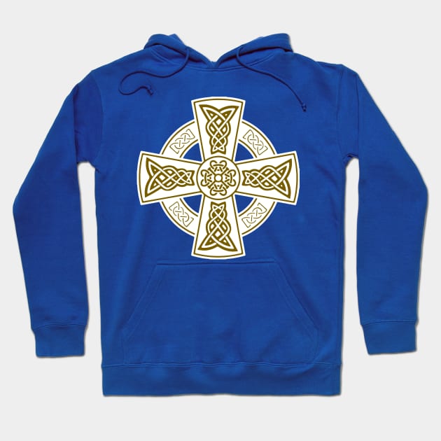 Celtic High Cross Decorative Knotwork 4 Hoodie by taiche